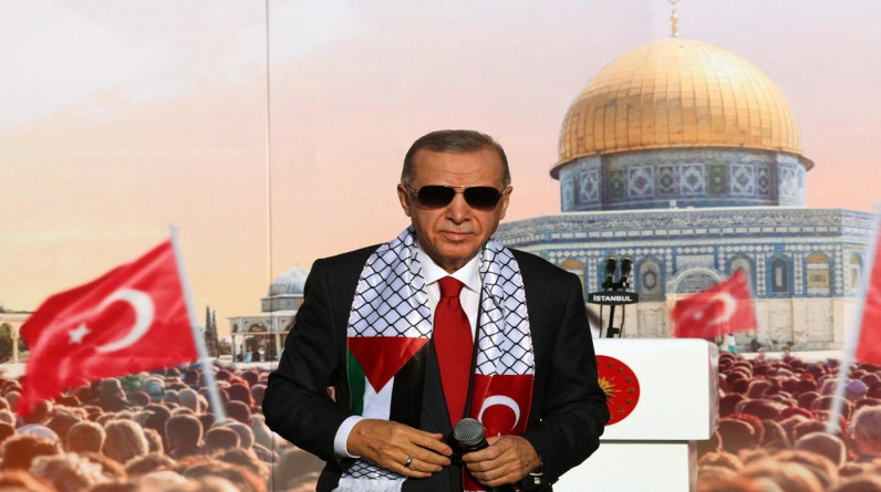 أردوغان: تركيا هي الدولة الوحيدة التي أبدت أقوى رد فعل على مذابح إسرائيل في غزة